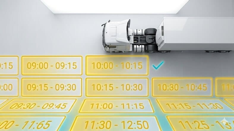 Zeitslot-Management für Baustellenlogistik - Optimierte Anlieferung von Material und Baustoffen mit digitaler Slotbuchung