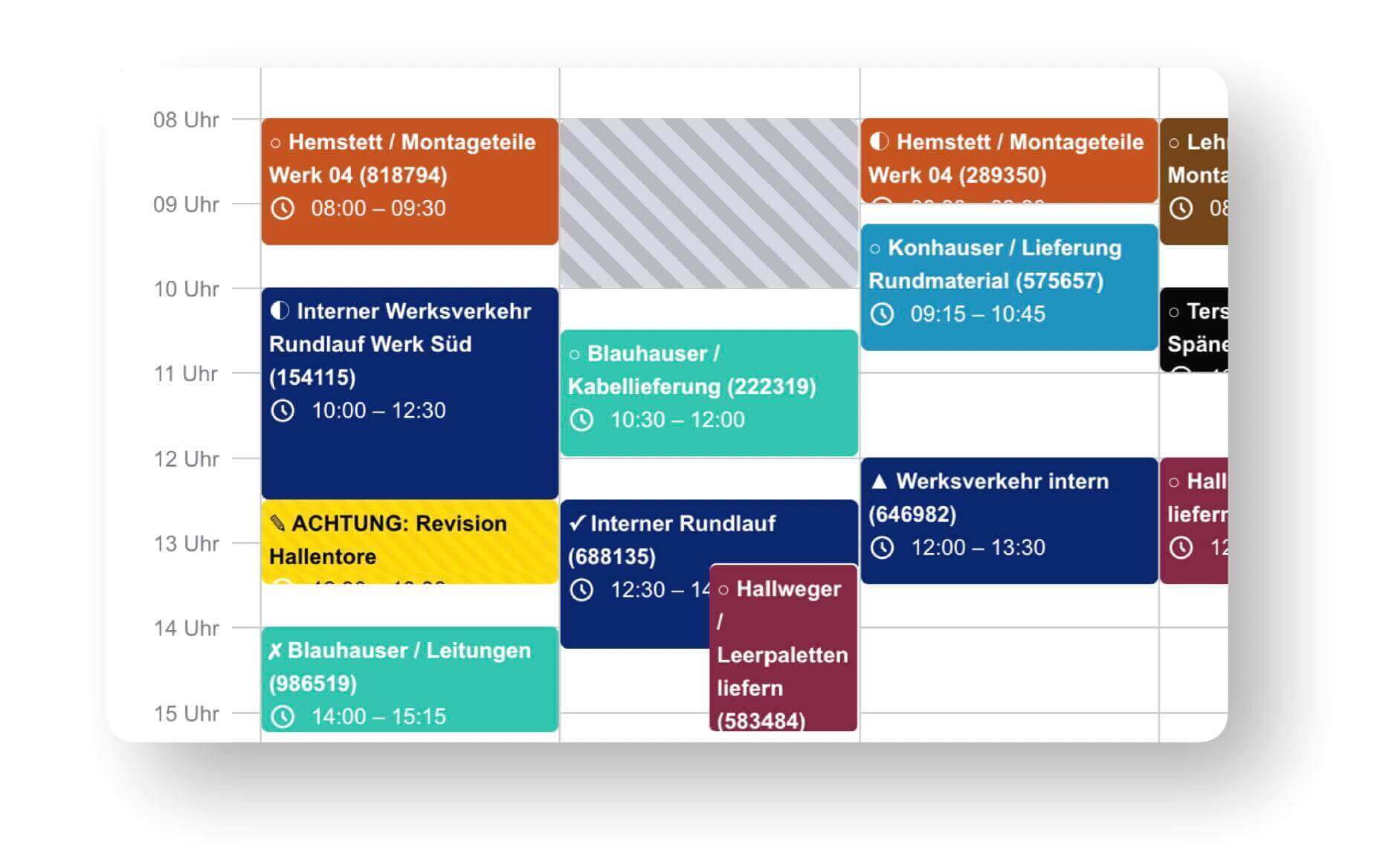 Zeitslot-Management im Wareneingang - Optimierte Anlieferungsplanung für effiziente Logistikabläufe